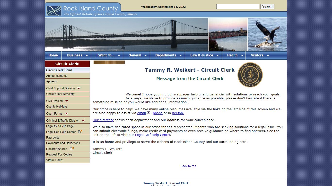 Rock Island County Circuit Clerk - Home Page